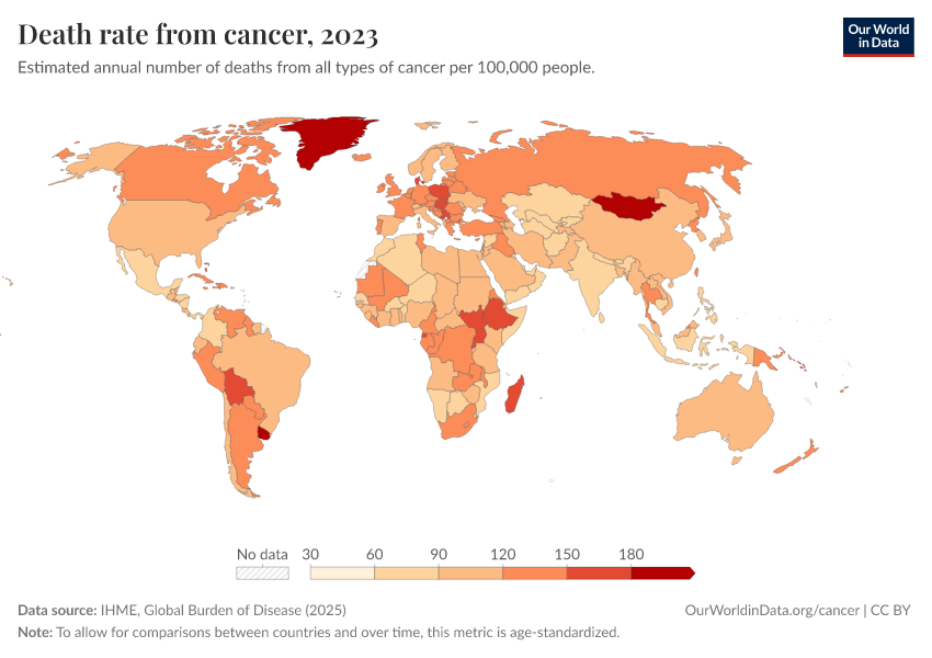 A thumbnail of the "Death rate from cancer" chart