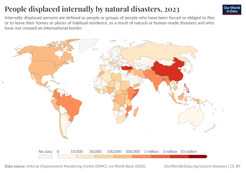 A thumbnail of the "People displaced internally by natural disasters" chart